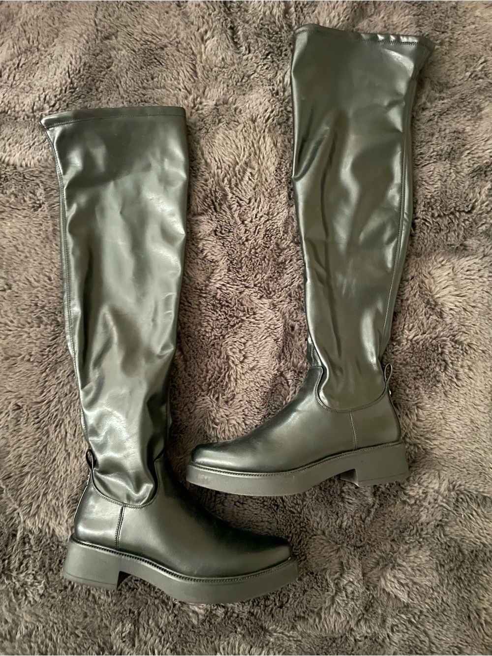 Circus by Sam Edelman Over-the-Knee Platform Boots in Black